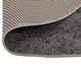 Voir la diapositive 2 : VIDAXL Tapis lavable antiderapant φ120 cm gris