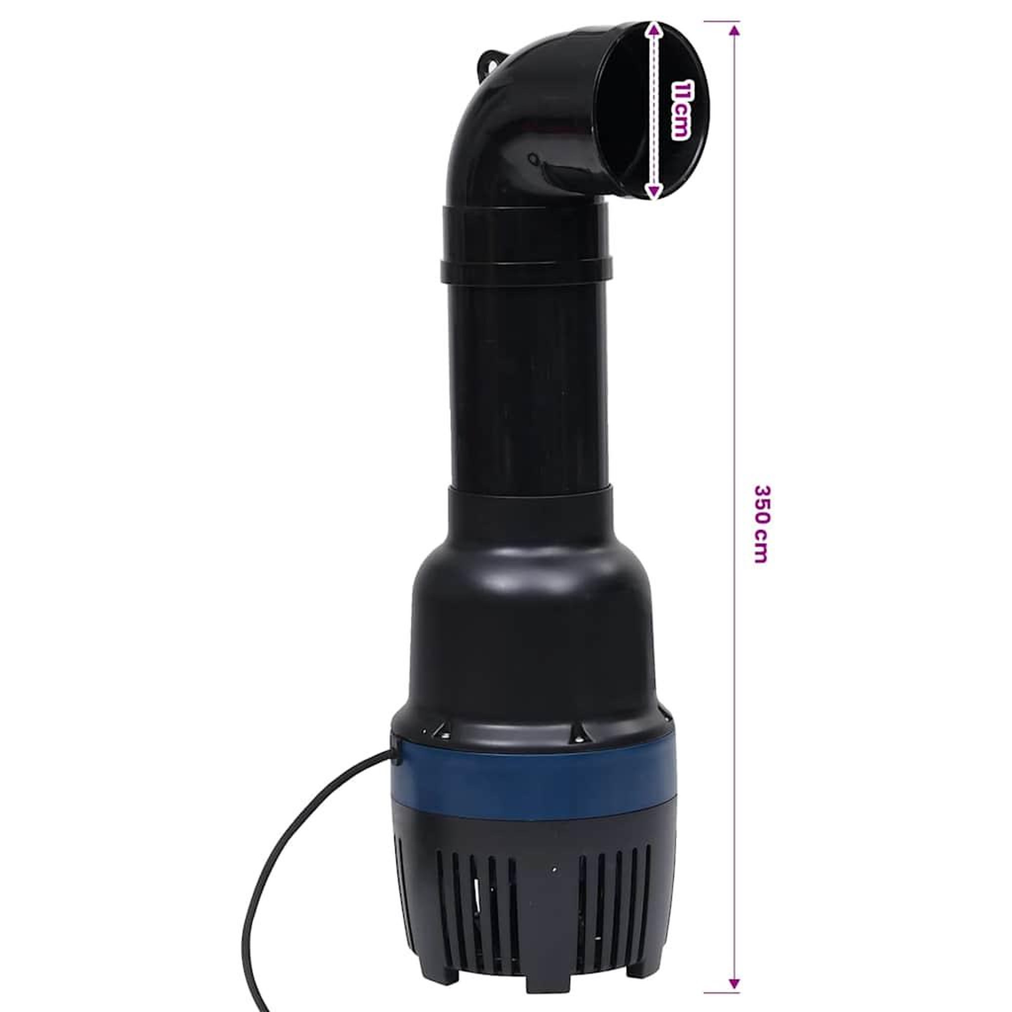 Voir la diapositive 6 : VIDAXL Pompe d'etang 26000 l/h 135 w