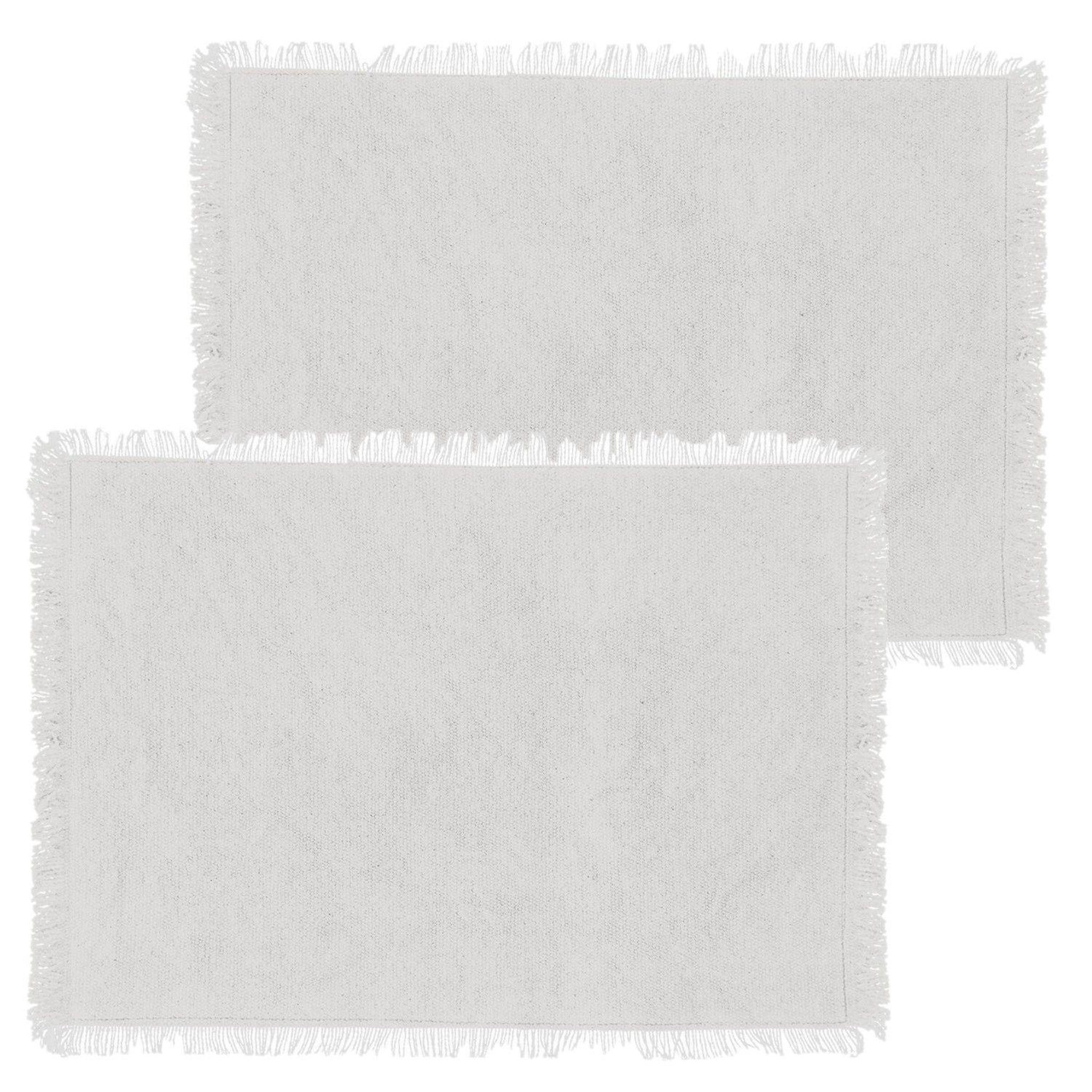 Voir la diapositive 1 : TOILINUX Lot de 2 sets de table en coton MAHA