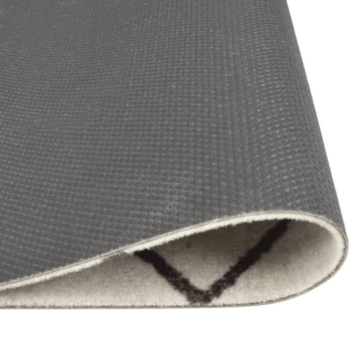 VIDAXL Tapis de cuisine lavable impression carree 45x150 cm velours