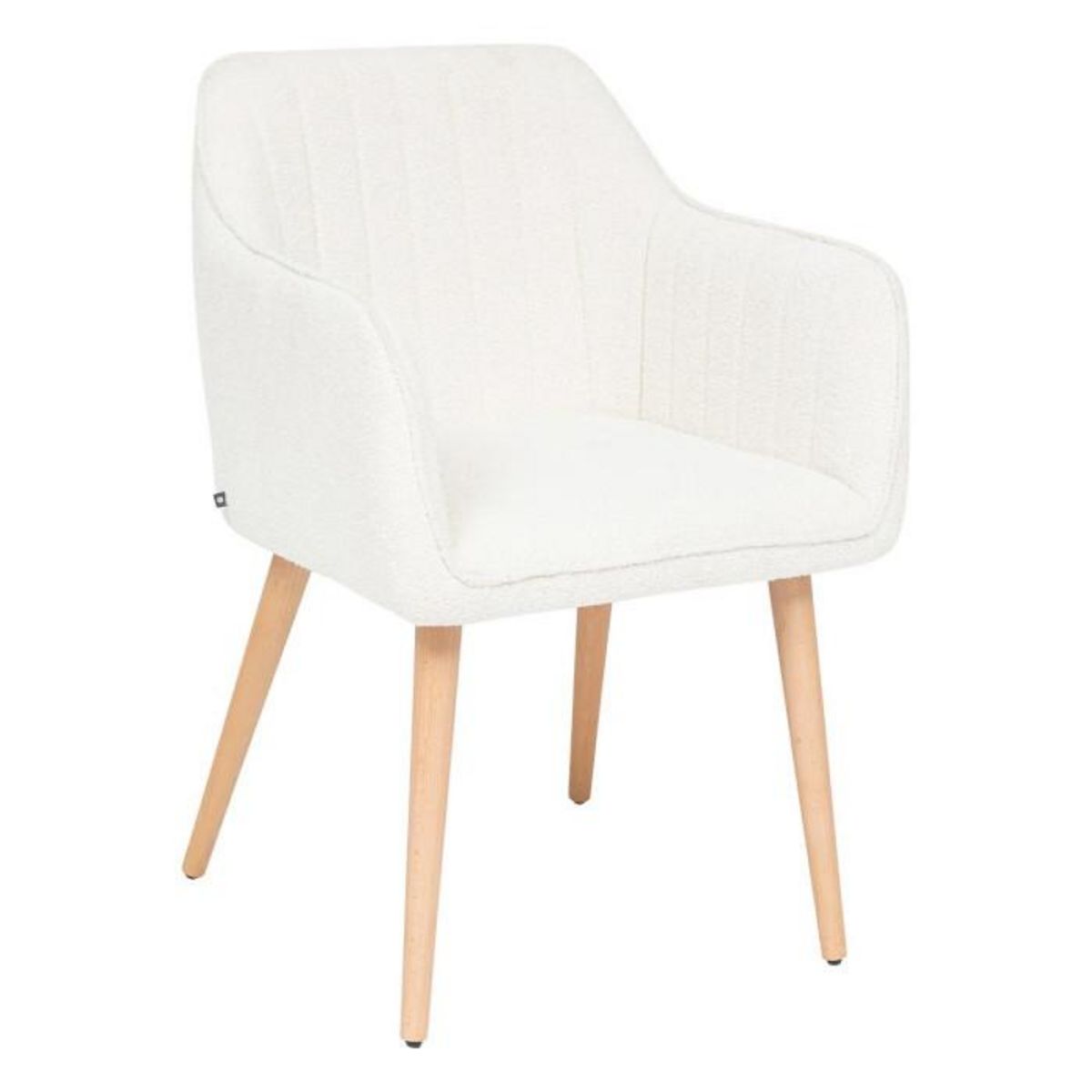 ATMOSPHERA Lot de 2 Fauteuils Design  Visoca  83cm Blanc