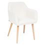 Voir la diapositive 2 : ATMOSPHERA Lot de 2 Fauteuils Design  Visoca  83cm Blanc