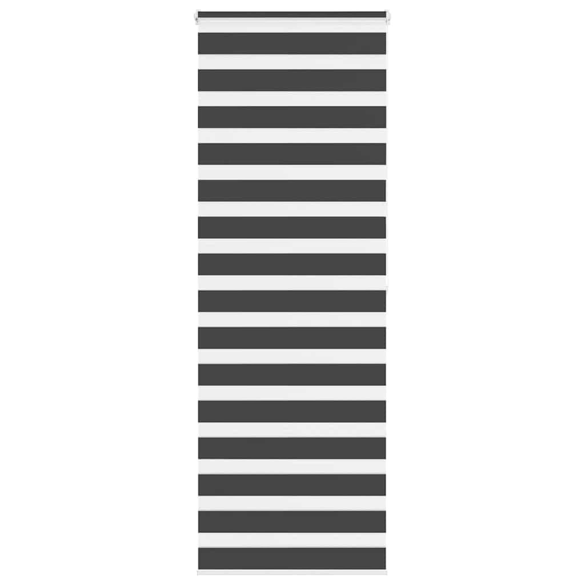 VIDAXL Store zebre noir 70x200 cm largeur du tissu 65,9 cm polyester