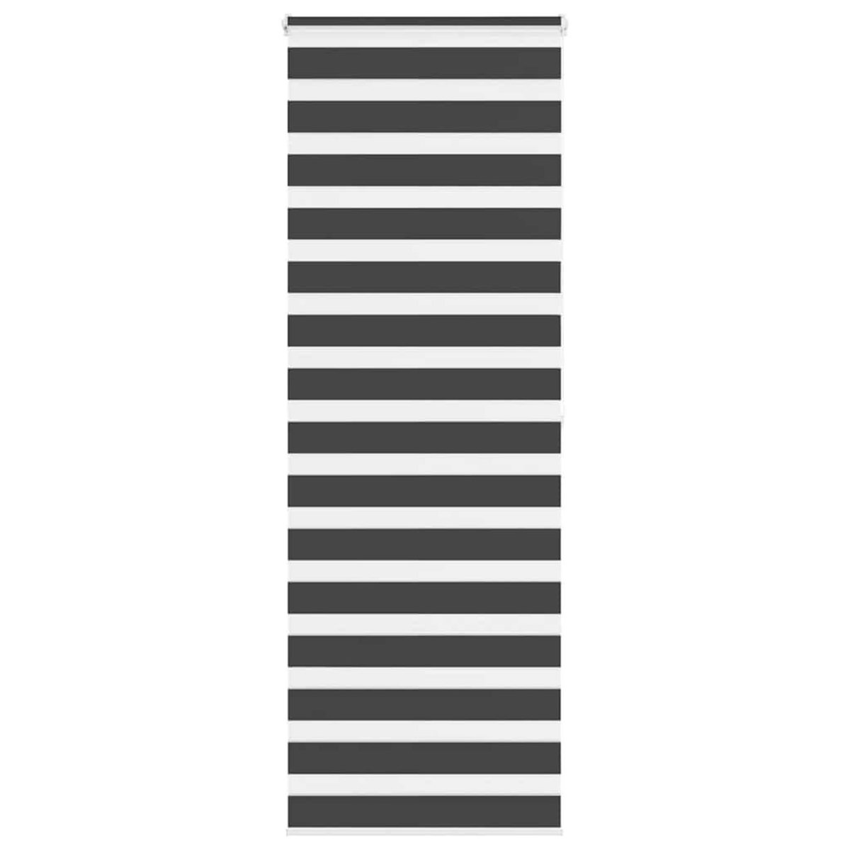 VIDAXL Store zebre noir 70x200 cm largeur du tissu 65,9 cm polyester