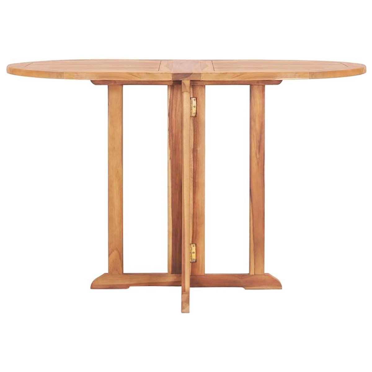 VIDAXL Table pliable de jardin papillon 120x70x75 cm Bois teck solide