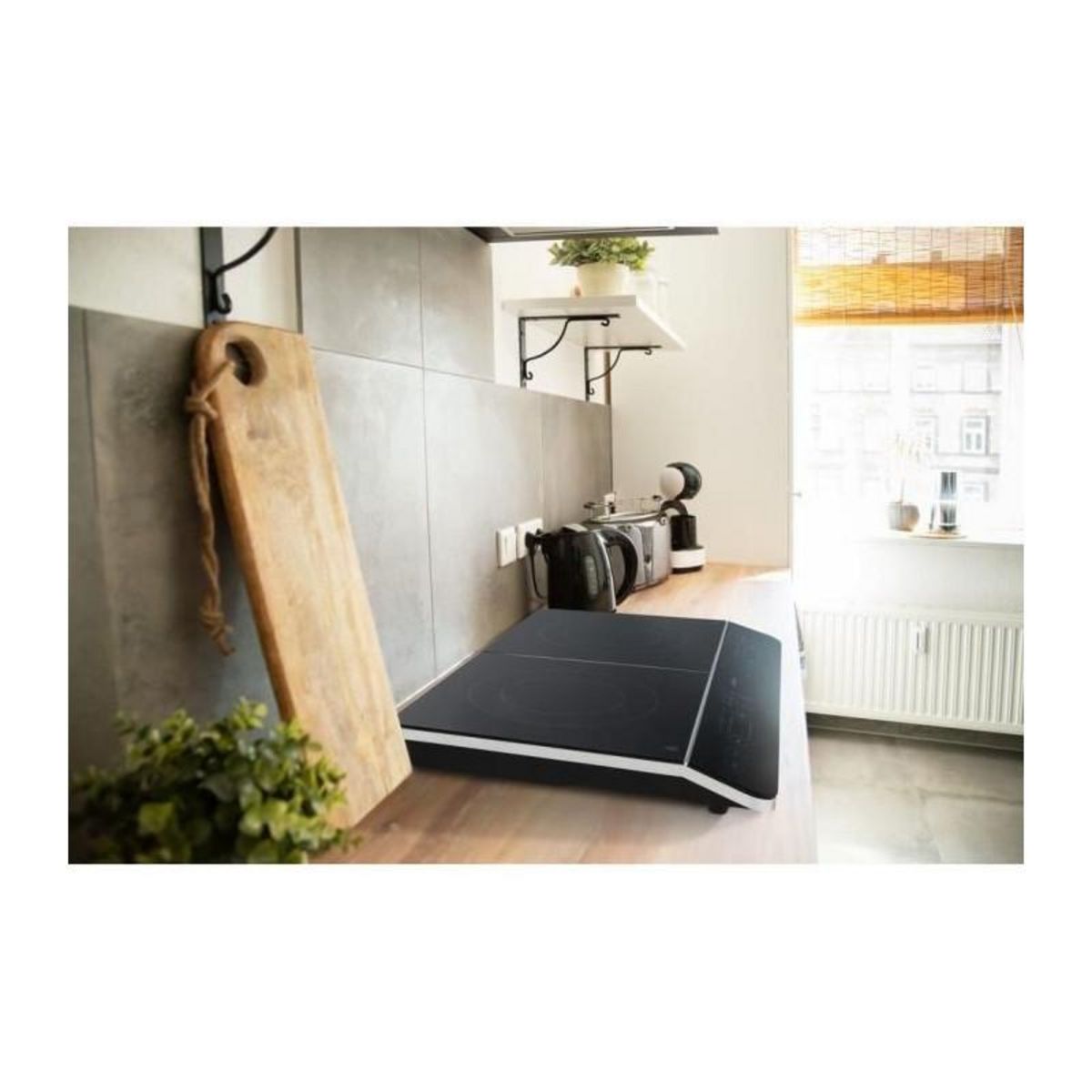 Medion Plaque induction posable - MEDION - MD 15324 - 2 Feux - L 60,3 x P 35,5 cm