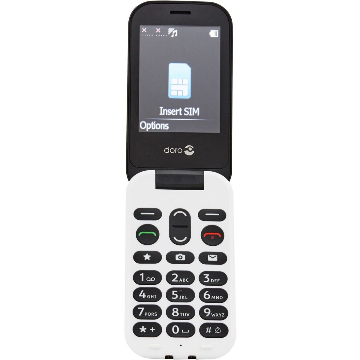 Téléphone portable DORO 2404 noir/noir