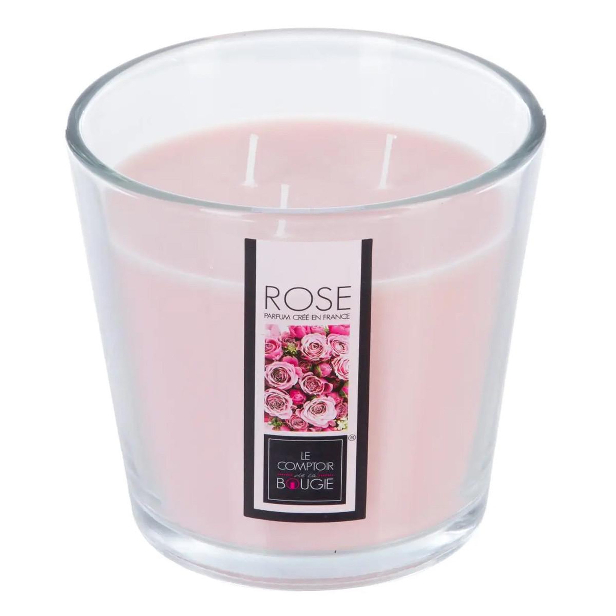 COMPTOIR DE LA BOUGIE Bougie parfumée  nina  500g rose