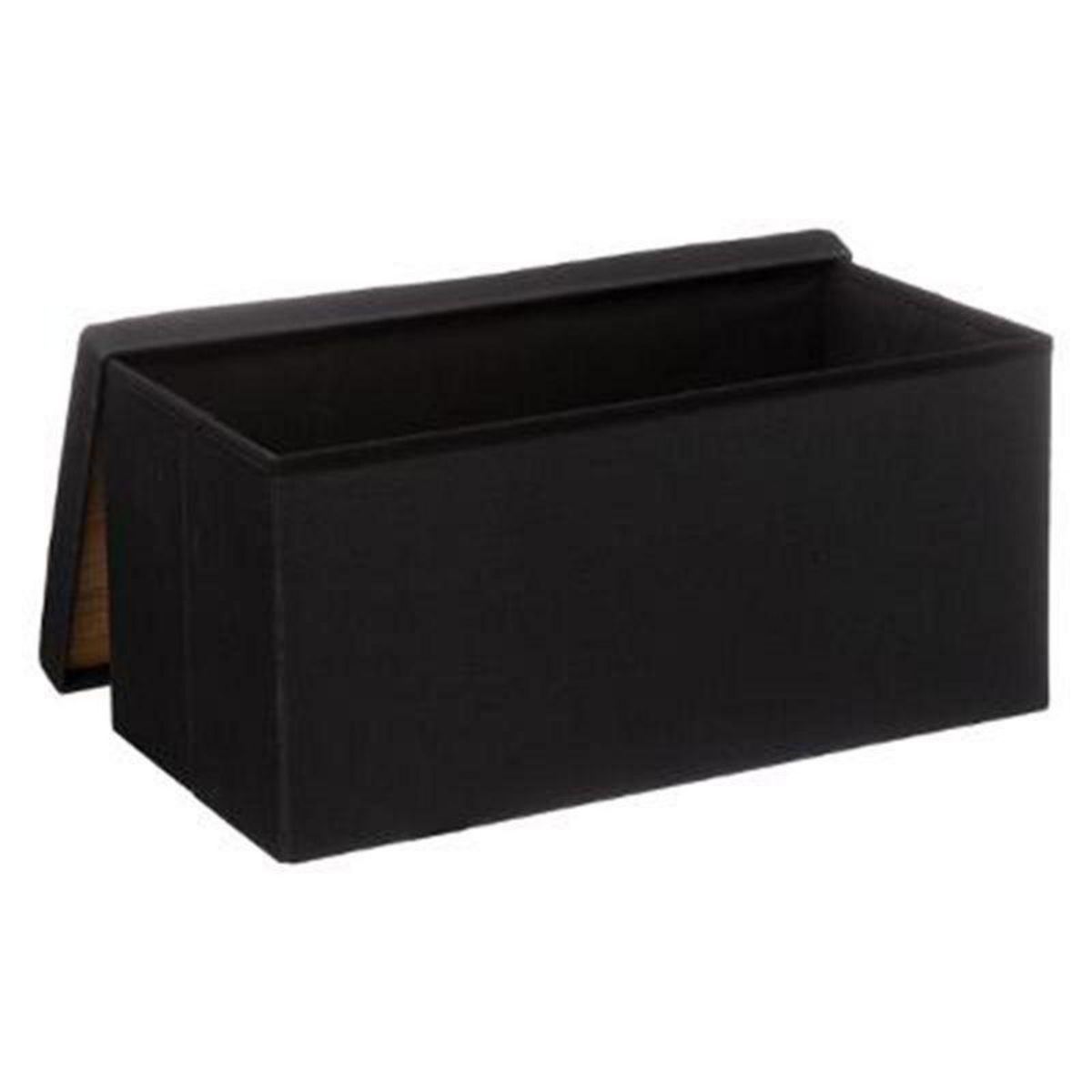  Pouf & Rangement  Classy  76cm Noir