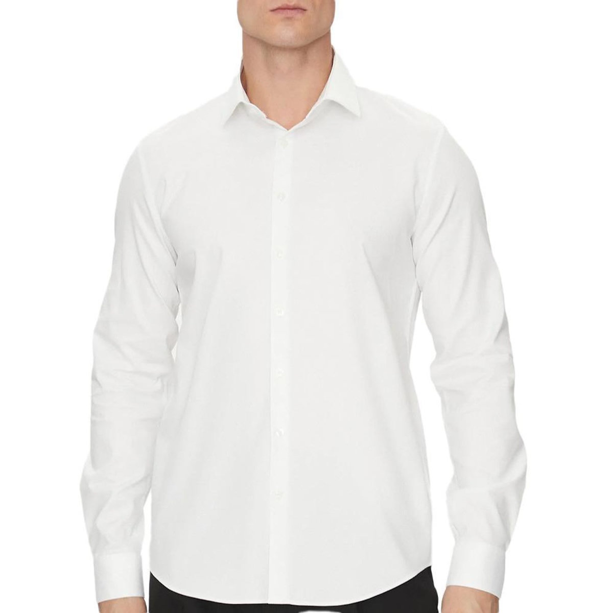 CALVIN KLEIN JEANS Chemise Blanche Homme Calvin Klein Jeans Tonal Structure Slim