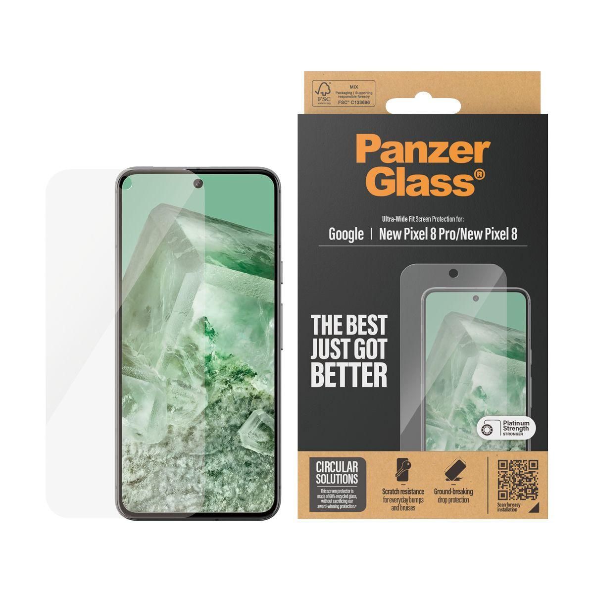 PANZERGLASS Protège écran Google Pixel 9 / 9 Pro UWF