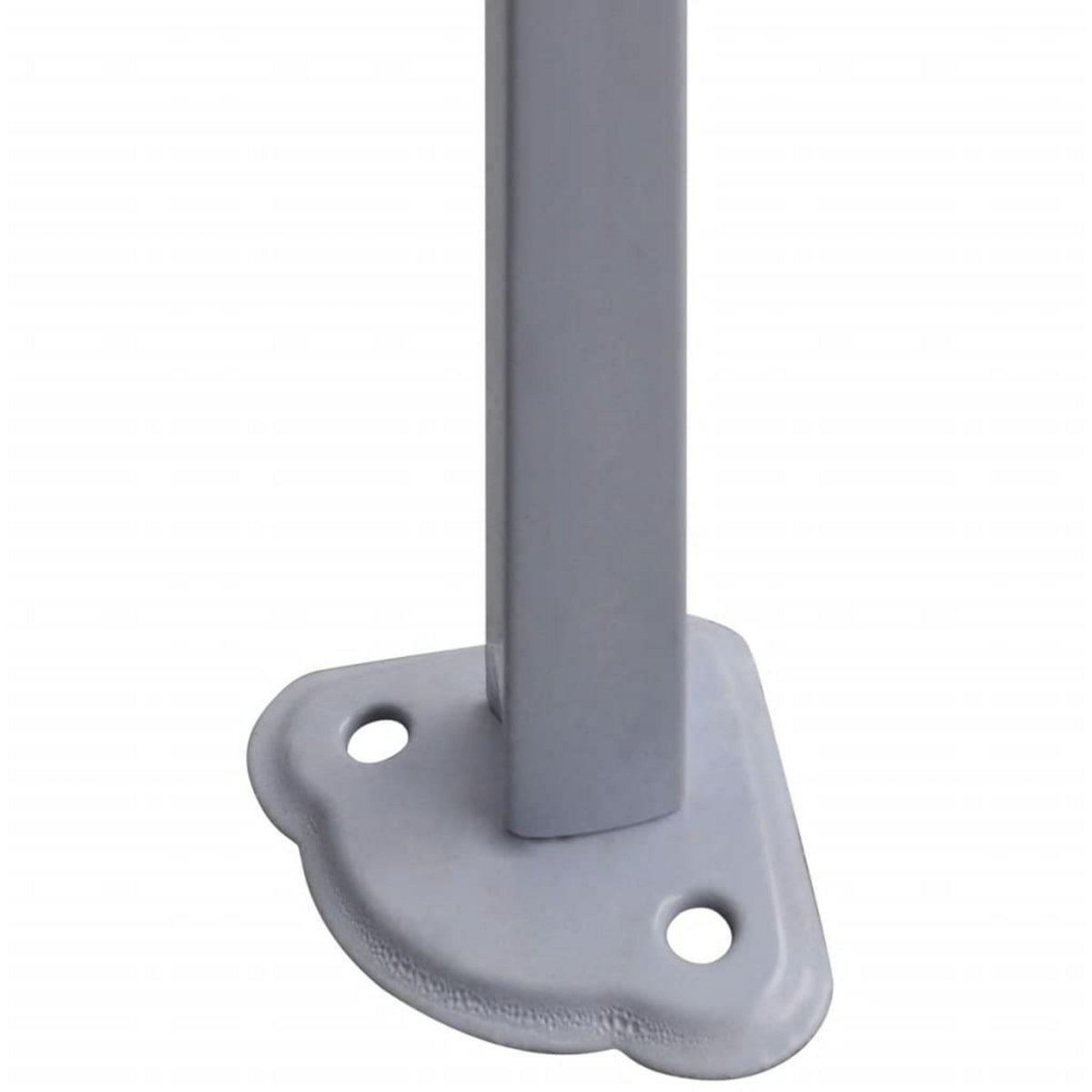 VIDAXL Tente de reception pliable avec 2 parois 2x2 m Acier Blanc