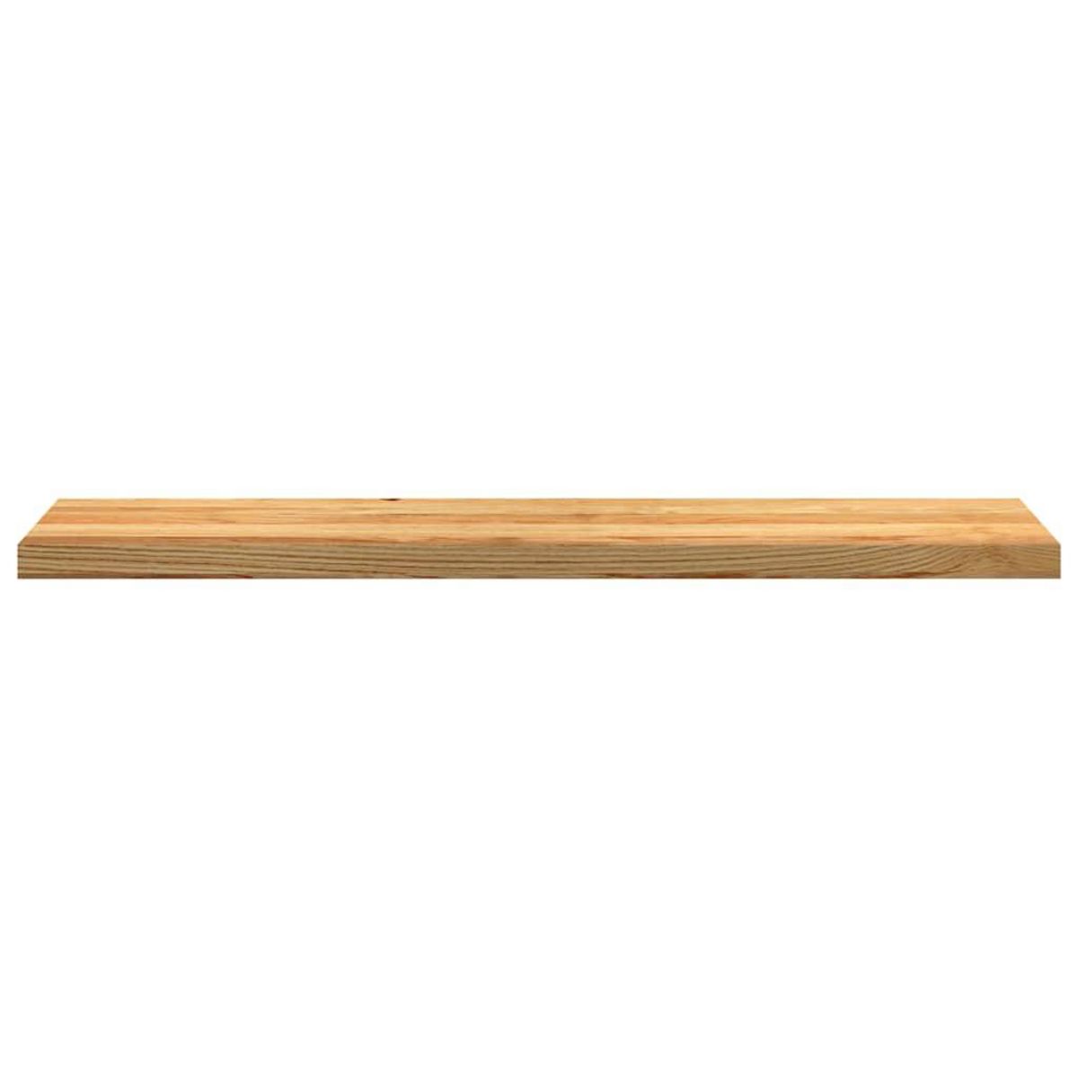 VIDAXL Marches d'escalier 8 pcs marron clair 120x25x2 cm chene massif