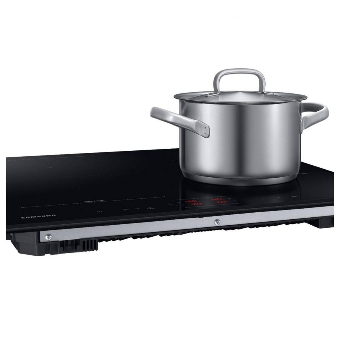 Samsung Table de cuisson induction 60cm 4 feux 7400w noir - nz64b5045gk