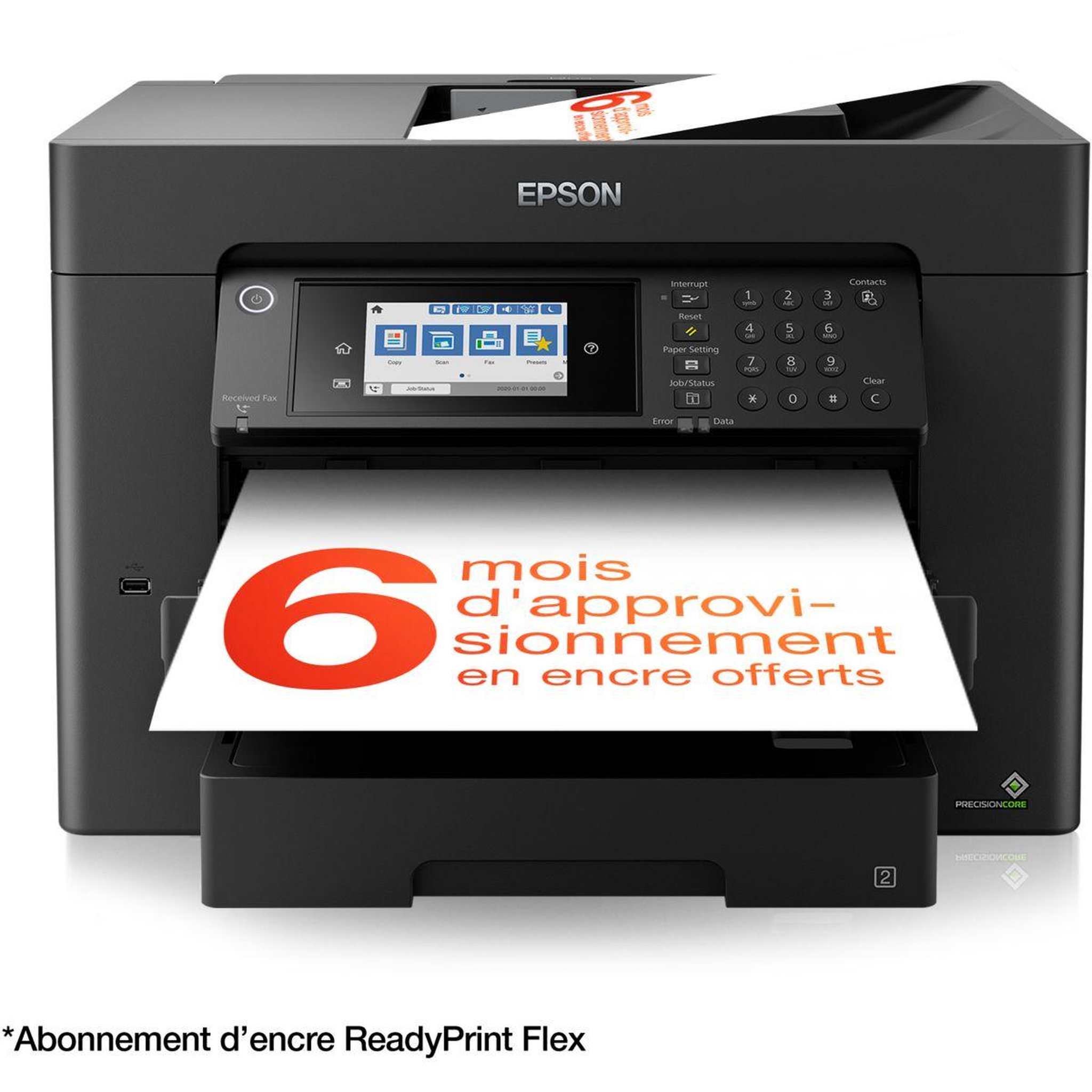 Epson Imprimante jet d'encre workforce wf-7840dtwf