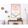 Voir la diapositive 2 : Paris Prix Affiche Murale Encadrée  Ubiquitous Love II