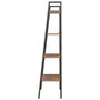 Voir la diapositive 4 : VIDAXL Etagere sur pied 4 niveaux Marron fonce et noir 56x35x140 cm
