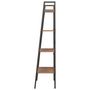 Voir la diapositive 4 : VIDAXL Etagere sur pied 4 niveaux Marron fonce et noir 56x35x140 cm
