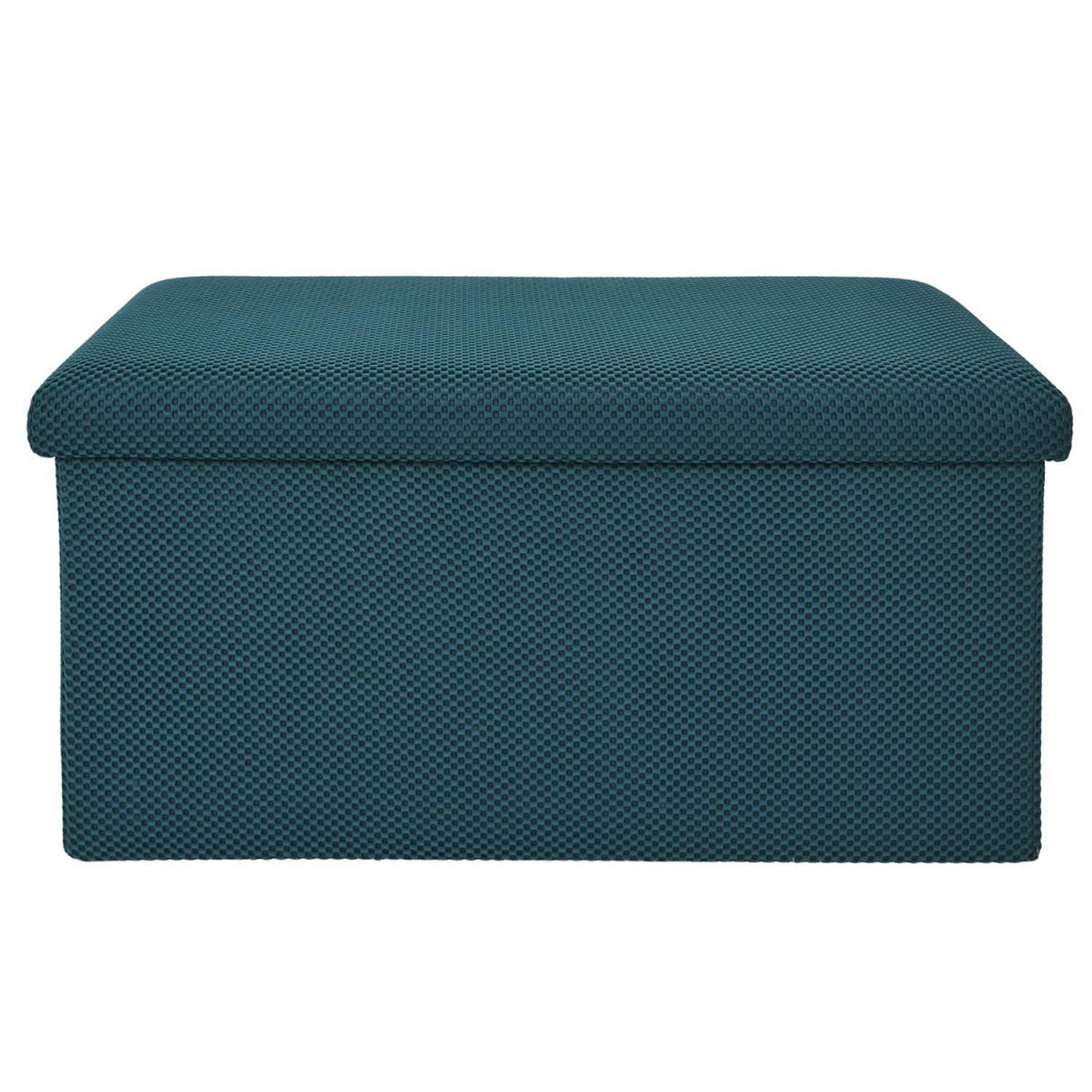 Voir la diapositive 2 : The Home Deco Factory Banquette coffre pliable  atome  76cm bleu