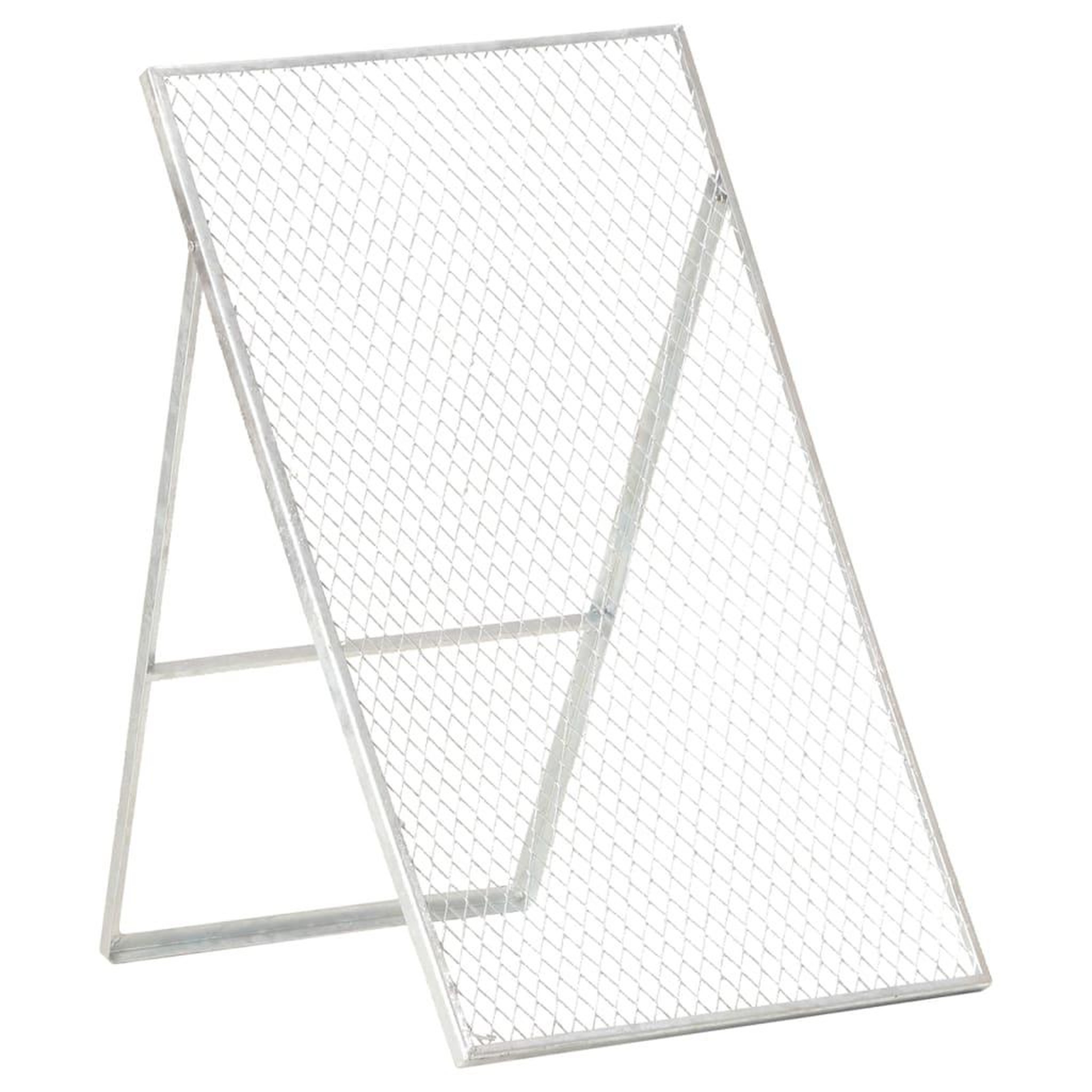 VIDAXL Tamis de jardin acier galvanise