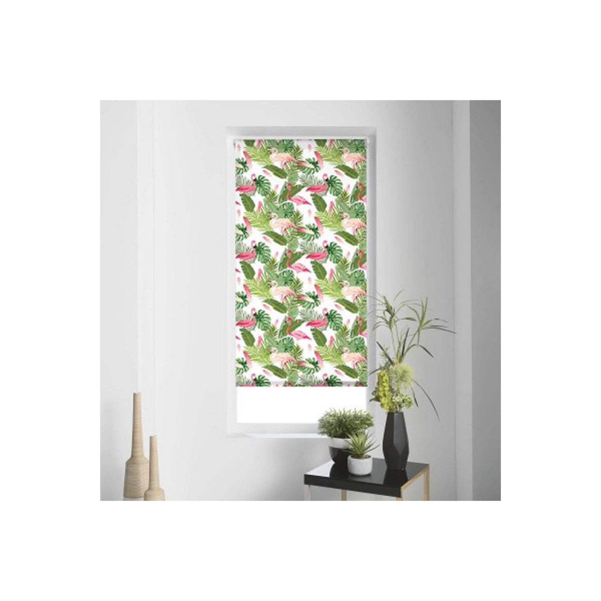 Voir la diapositive 1 : Douceur d'Intérieur Store enrouleur tamisant  zootica  60x90cm vert