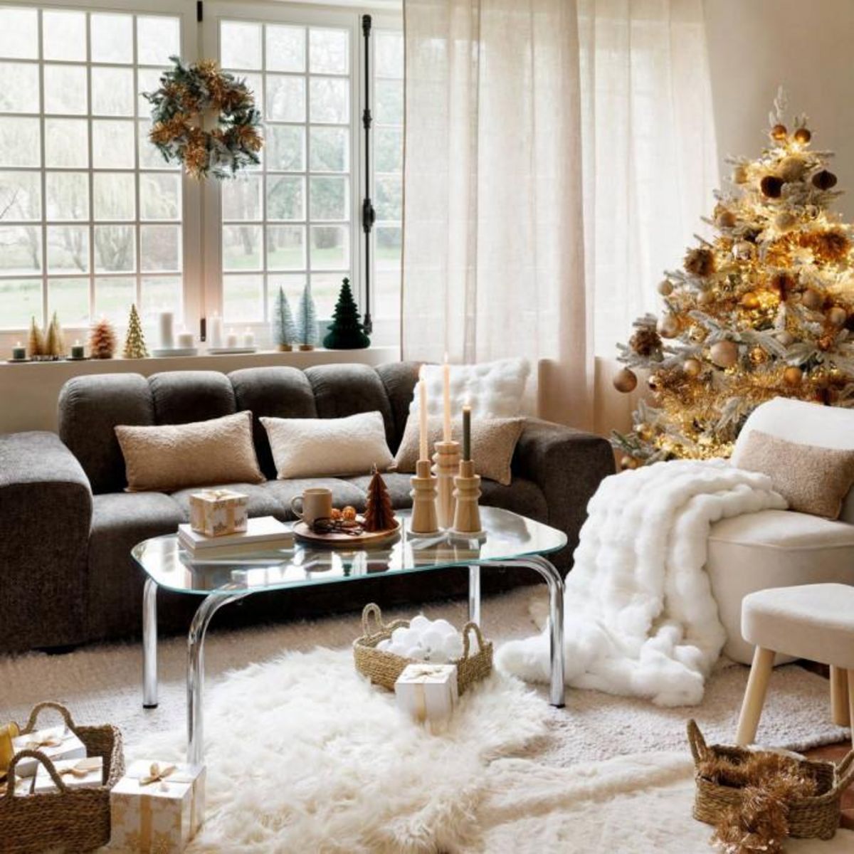 ATMOSPHERA Plaid Imitation Fourrure 3D  Zephy  120x160cm Blanc