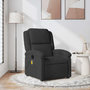 Voir la diapositive 1 : VIDAXL Fauteuil de massage inclinable noir velours