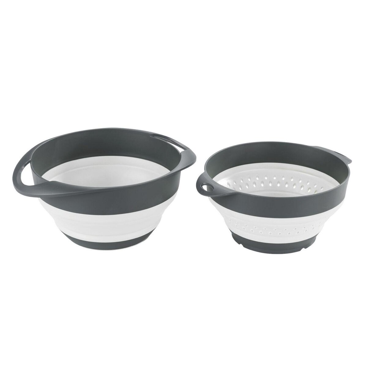 Wenko Bol et Passoire 2 en 1 - Gris et blanc