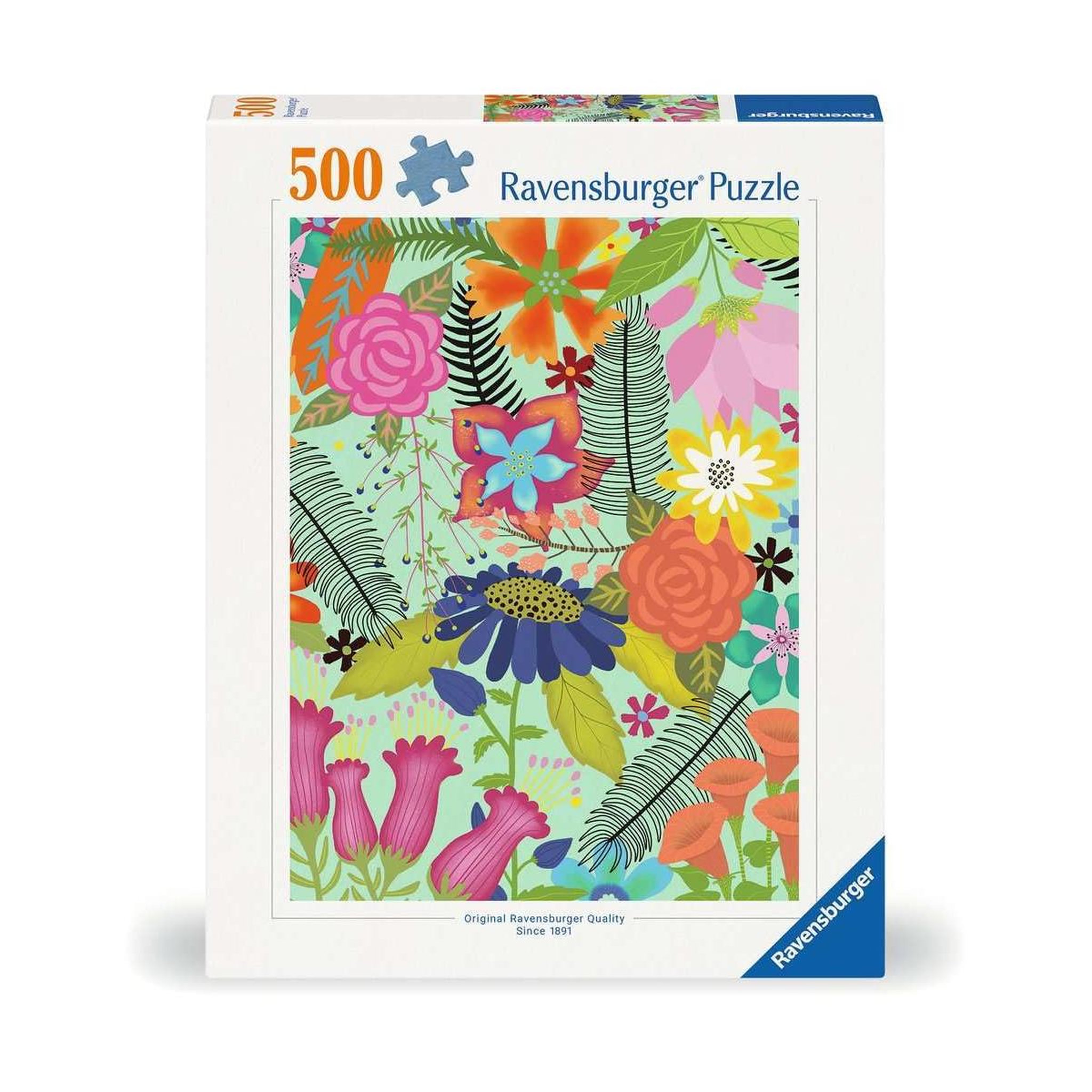 RAVENSBURGER 500p la jungle de fleurs peinture
