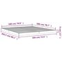 Voir la diapositive 6 : VIDAXL Cadre de lit sans matelas noir 180x200 cm bois massif de pin