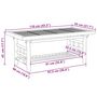 Voir la diapositive 6 : VIDAXL Table basse 110x55x45 cm bambou