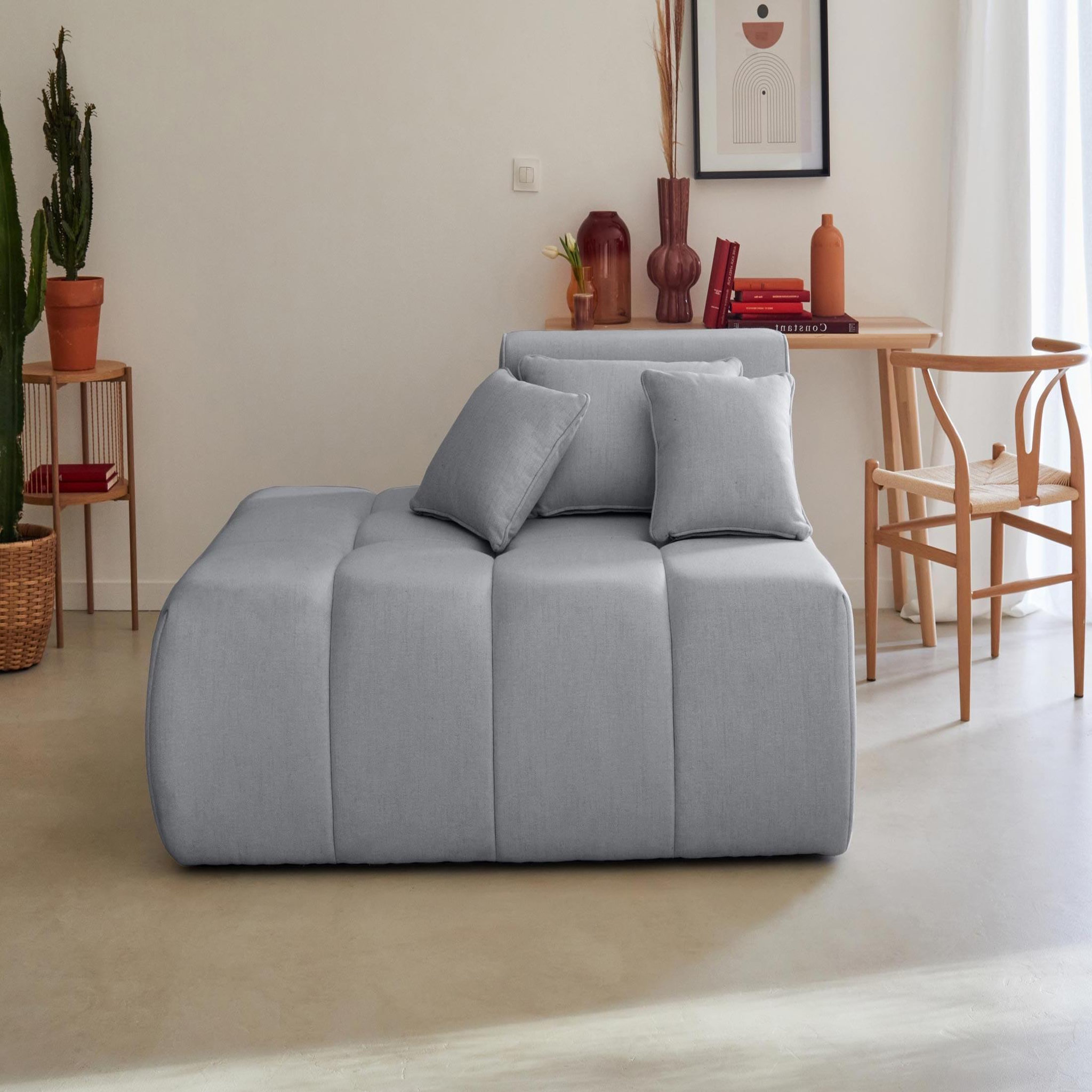 Voir la diapositive 2 : BEST MOBILIER Caracas - module d'assise gauche - en tissu