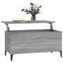 Voir la diapositive 5 : VIDAXL Table basse Sonoma gris 90x44,5x45 cm Bois d'ingenierie