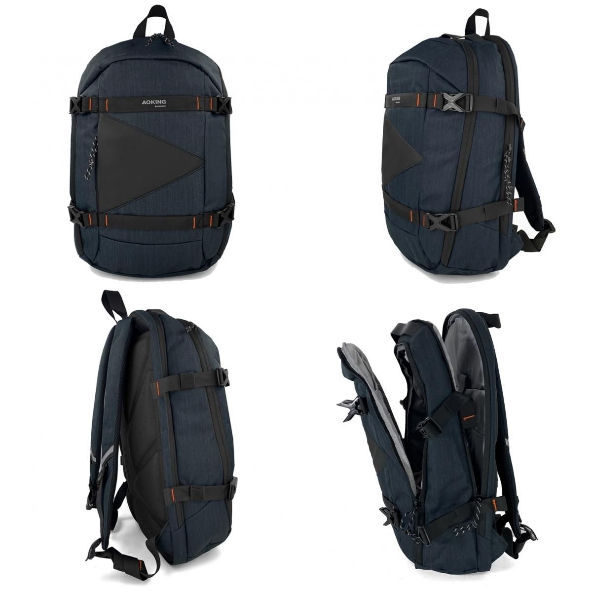 Bleucerise Sac à dos porte-ordinateur Aoking 16''