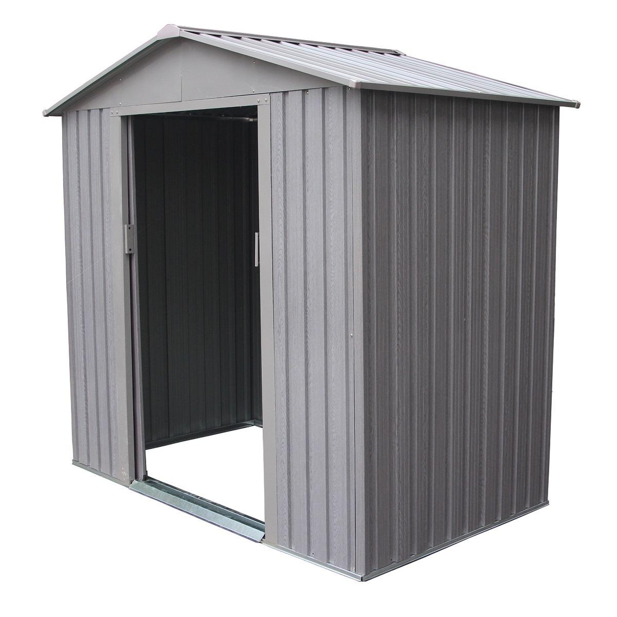 Voir la diapositive 6 : CHALET&JARDIN Abri de jardin métal - Imitation bois - 2,12m² - OUSE