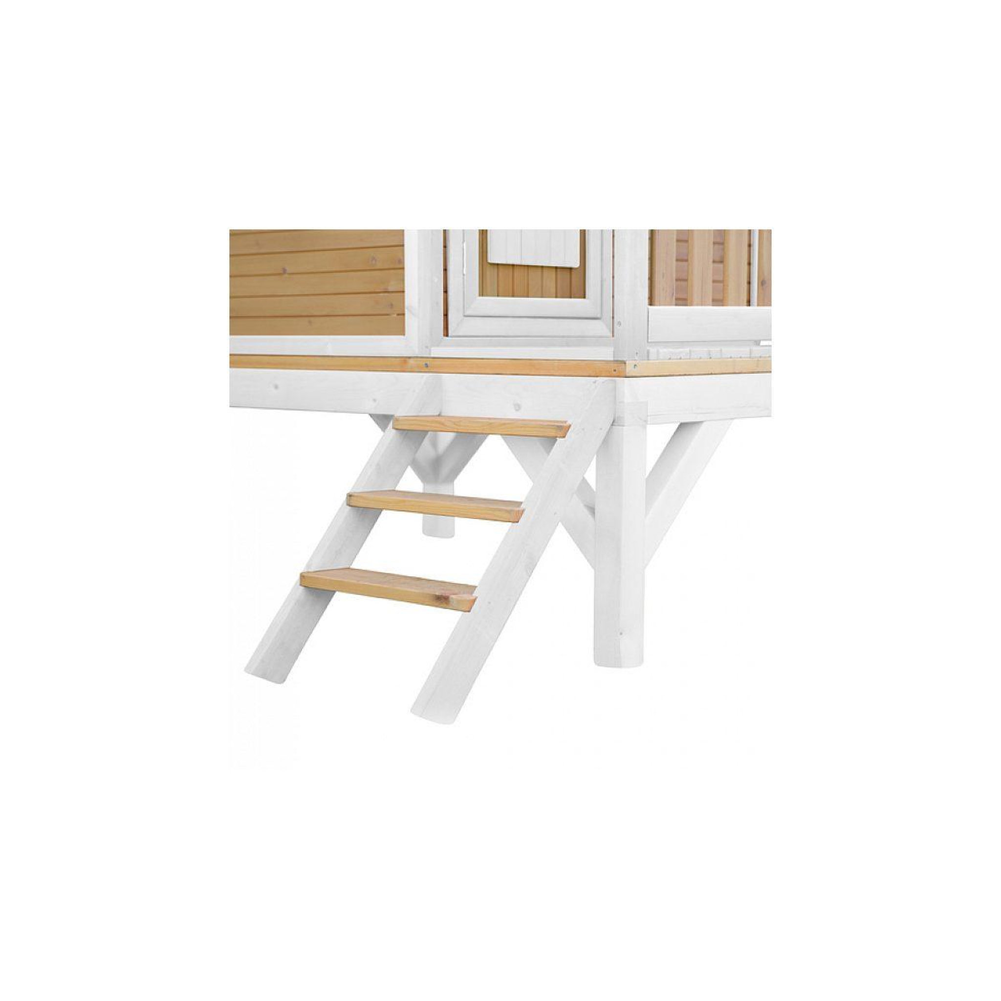 Voir la diapositive 5 : Axi House Axi classic tom maisonnette marron blanc toboggan gris