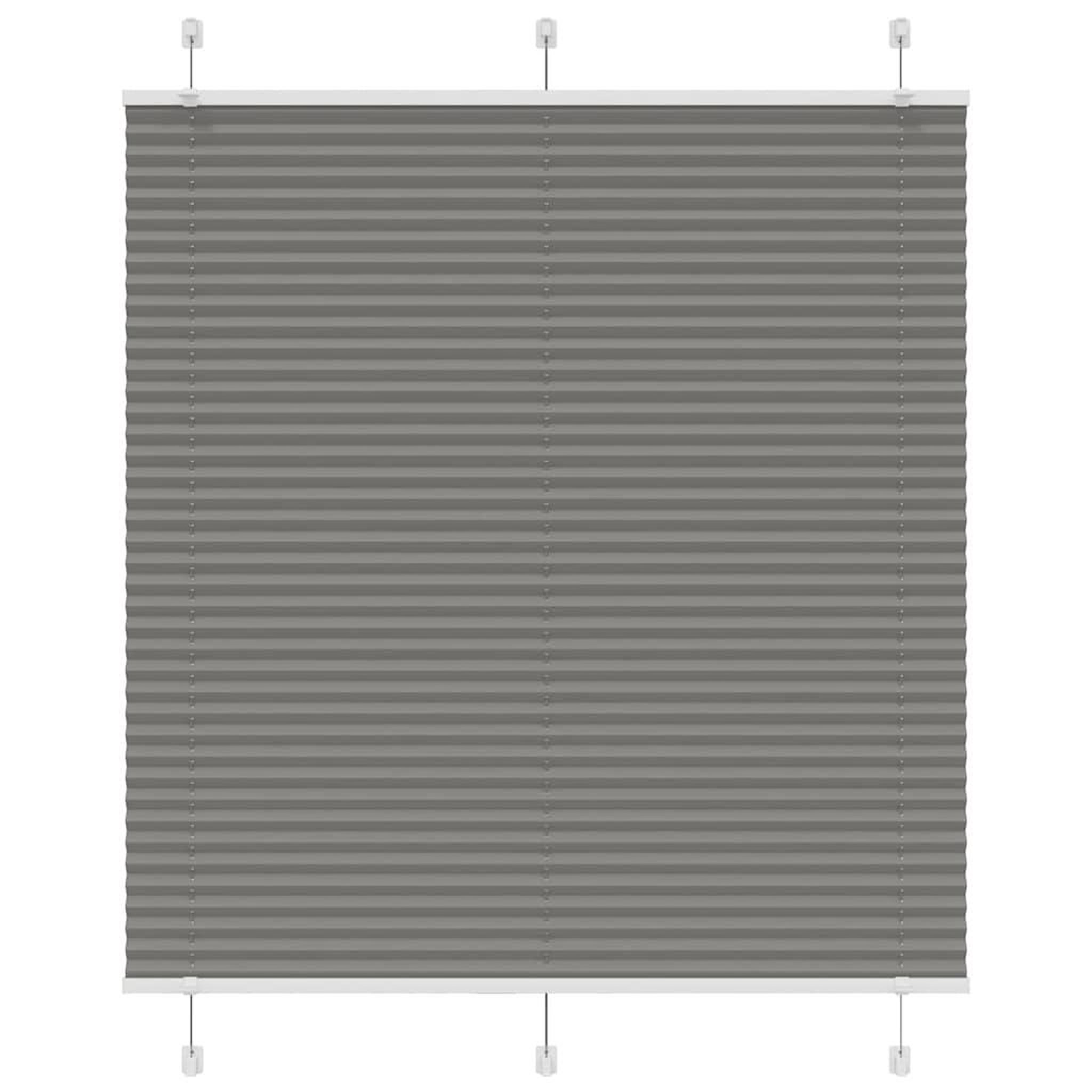 Voir la diapositive 2 : VIDAXL Store plisse anthracite 120x100 cm largeur du tissu 119,4 cm