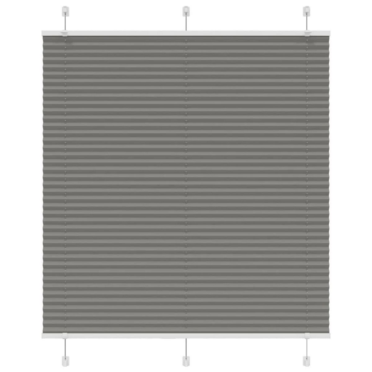 VIDAXL Store plisse anthracite 120x100 cm largeur du tissu 119,4 cm