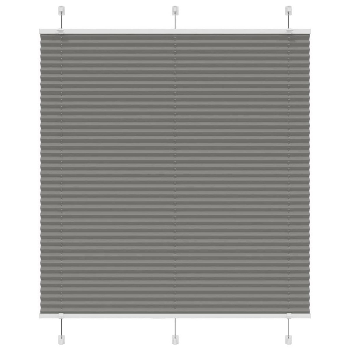 VIDAXL Store plisse anthracite 120x100 cm largeur du tissu 119,4 cm