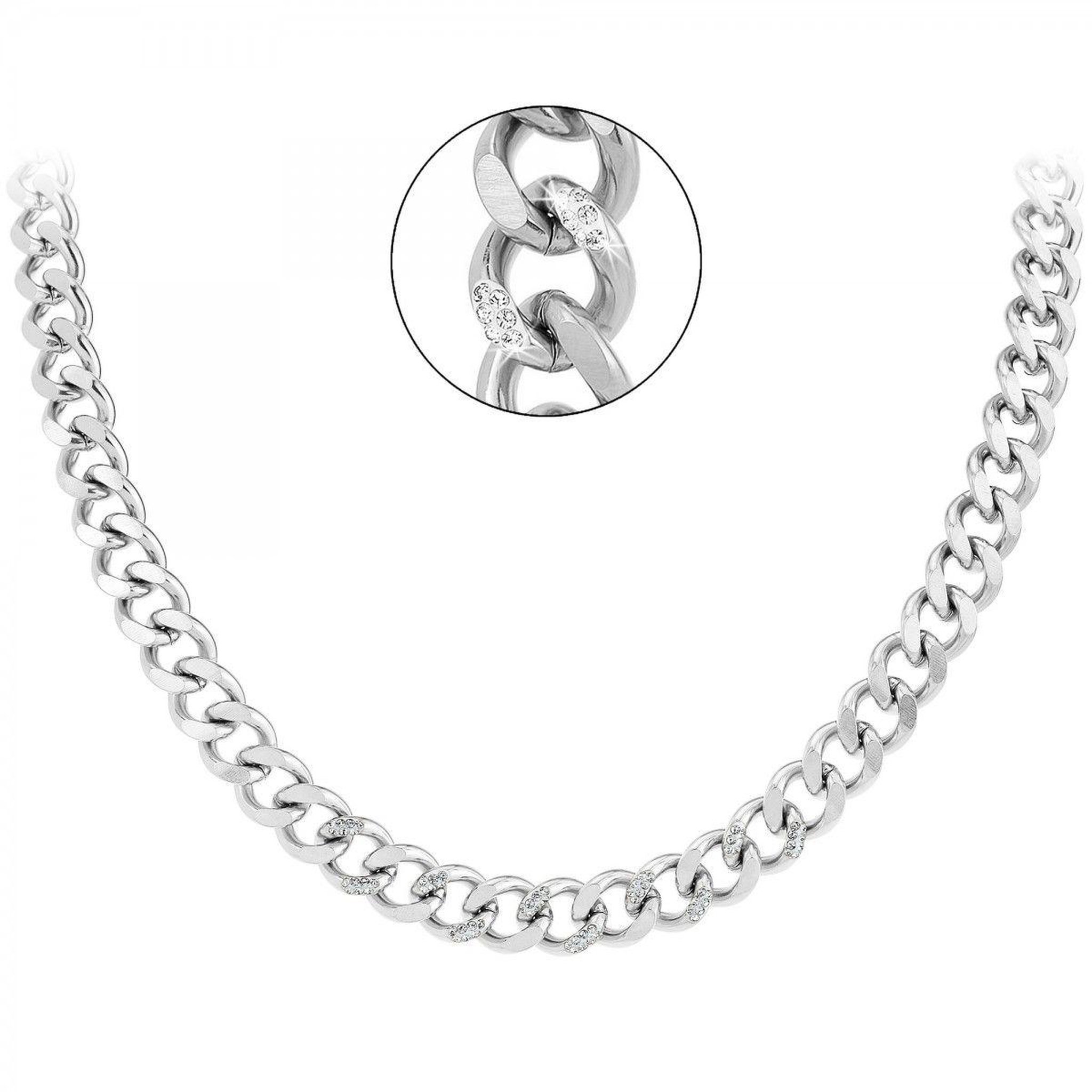 SC CRYSTAL Collier SC Crystal orné de Cristaux scintillants