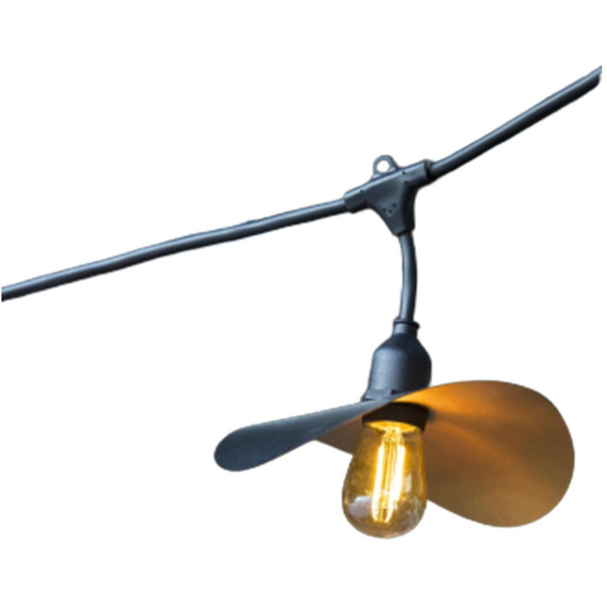 Lumisky Ampoule guirlande lumineuse extérieur avec abat-