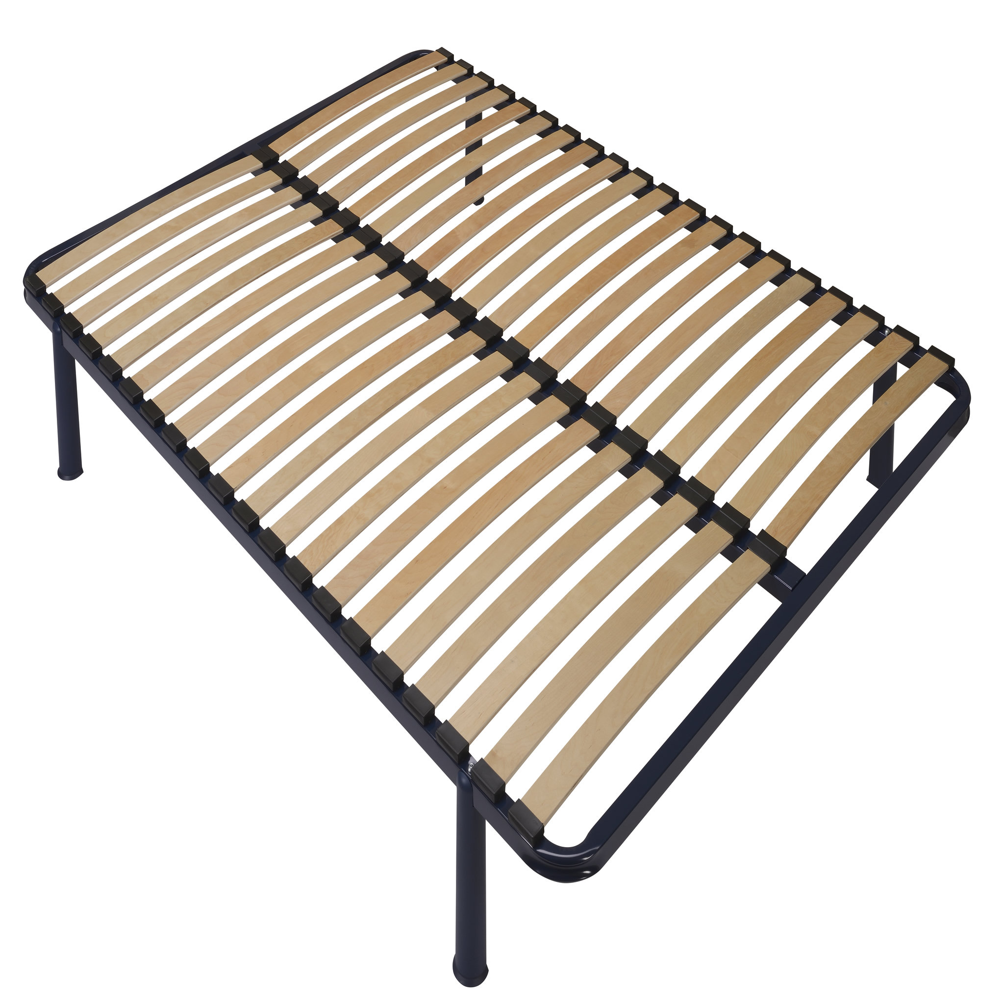 Voir la diapositive 1 : SEDAC Cadre lattes avec pieds 140x190 cm  