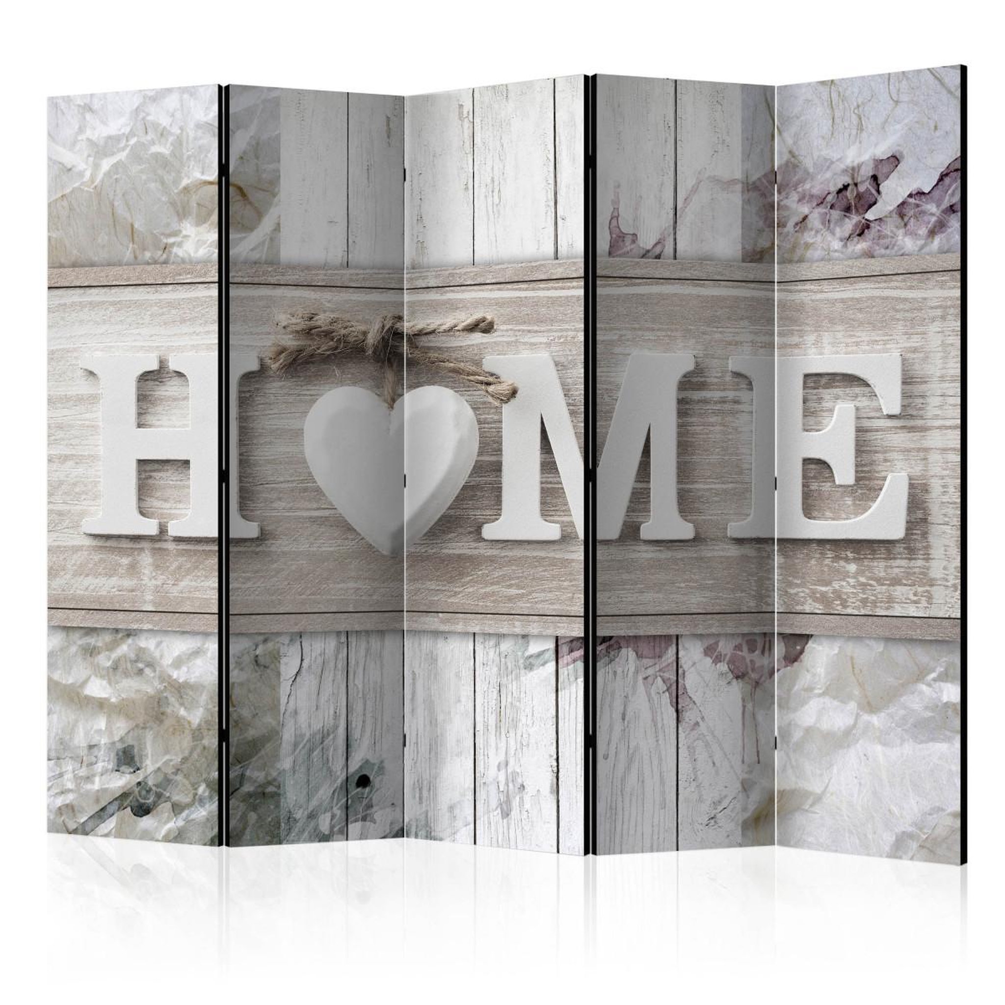 Paris Prix Paravent 5 volets   inscription home  172x225cm