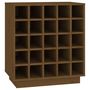Voir la diapositive 2 : VIDAXL Armoire a vin Marron miel 55,5x34x61 cm Bois de pin massif