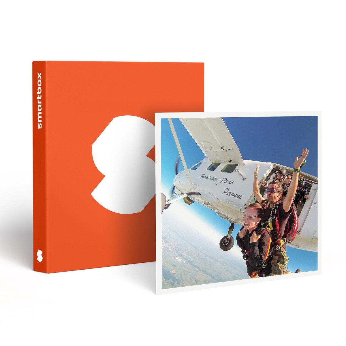 Smartbox Saut en parachute à 4200 m d'altitude pour 2 amateurs de sensations fortes - Coffret Cadeau Sport & Aventure