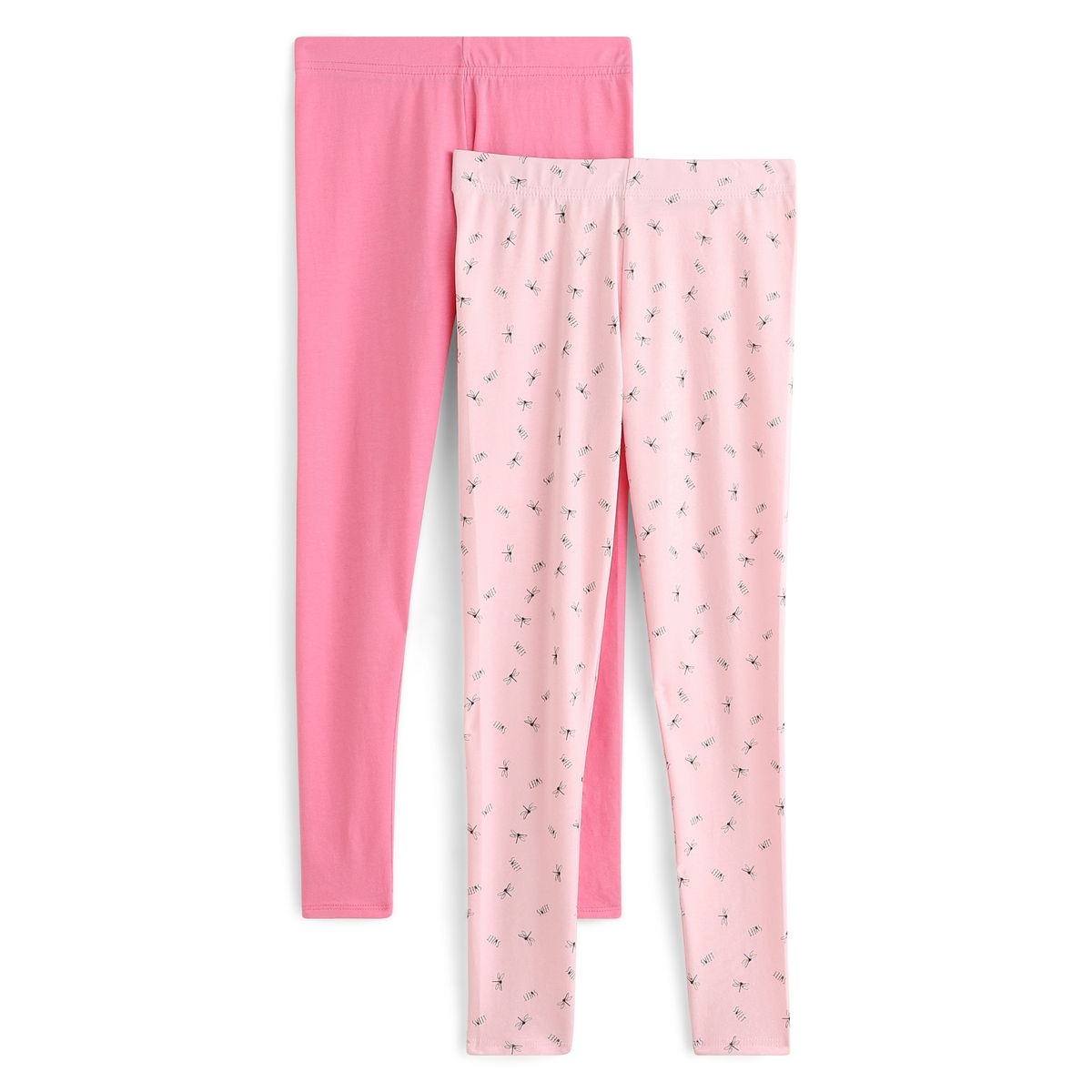 IN EXTENSO Lot de 2 leggings fille