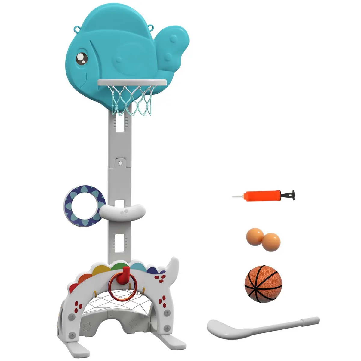 Mini Panier de Basket Enfants Portable Montage Porte/Mur, Kit Basketball avec Pompe pour Chambre Mini Panier de Basket Enfants Portable Montage Porte/Mur, Kit Basketball avec Pompe pour Chambre