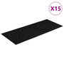 Voir la diapositive 2 : VIDAXL Tapis d'escalier autocollants Rectangulaire 15 pcs 60x25cm Noir