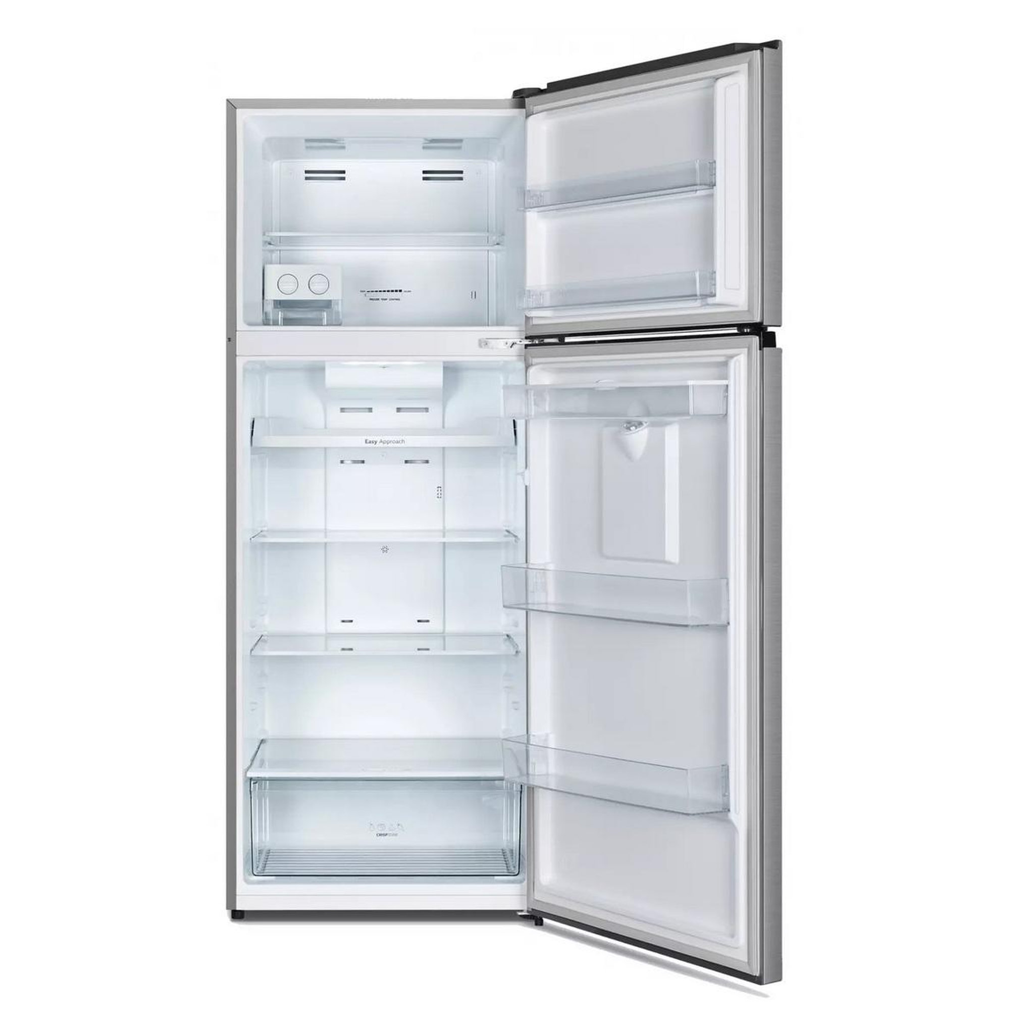 Voir la diapositive 3 : Hisense Réfrigérateur combiné 70.4cm 467l métal brillant - ftn461wce1