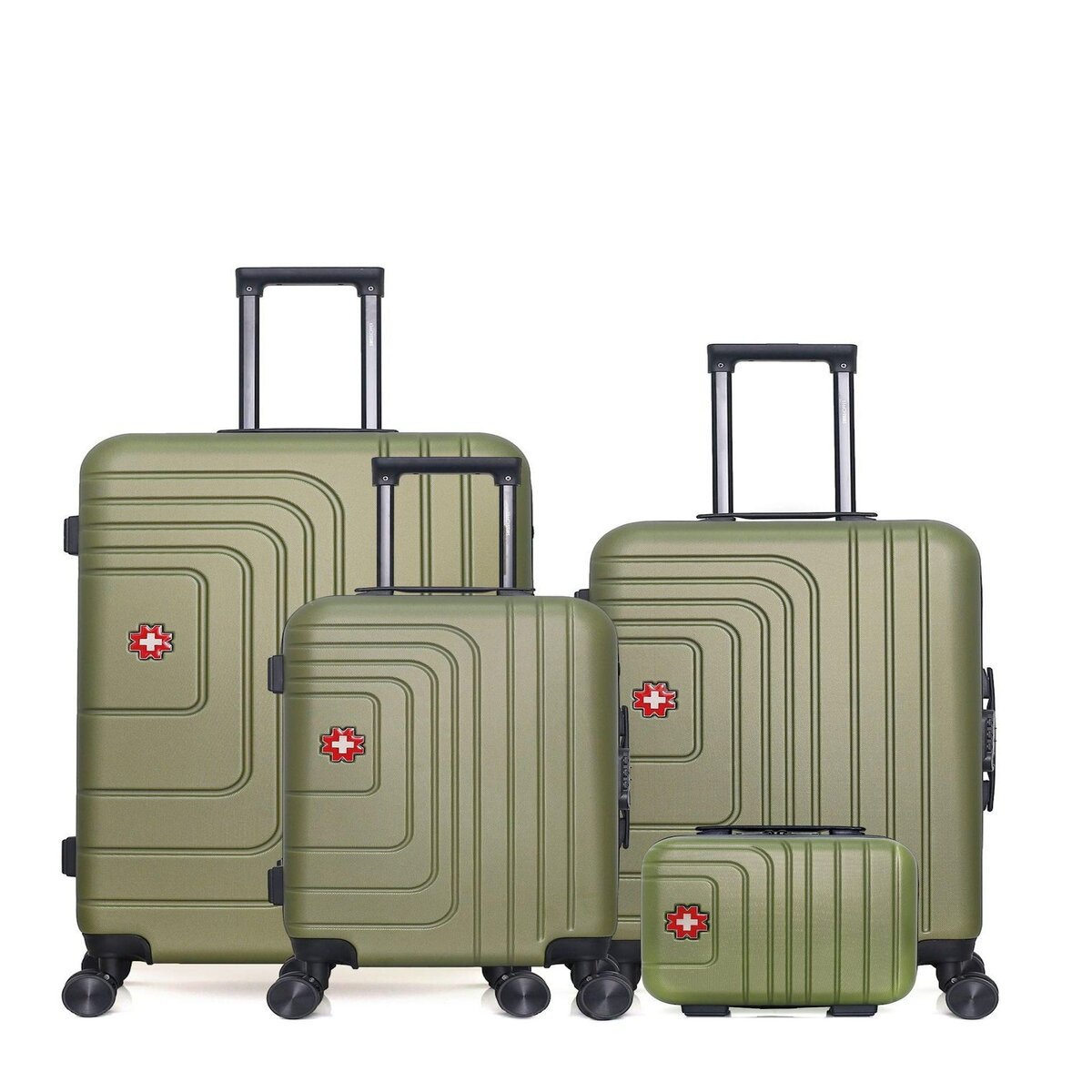 SWISS KOPPER SWISS KOPPER - LOT DE 4 - Valises grand format, weekend, cabine et vanity RUTI